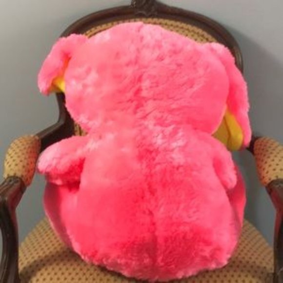 📌Peek-A-Boo neon color soft plush stuffed dog soft toy animal - Picture 4 of 7